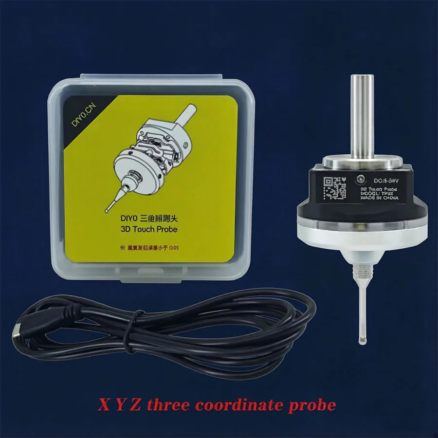 The new V6 anti roll 3D Touch Probe edge finder is compatible with mach3 and grbl for finding precision CNC probes