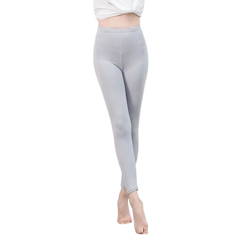 Mallas Push Up de cintura alta para mujer, pantalones deportivos suaves, Color puro