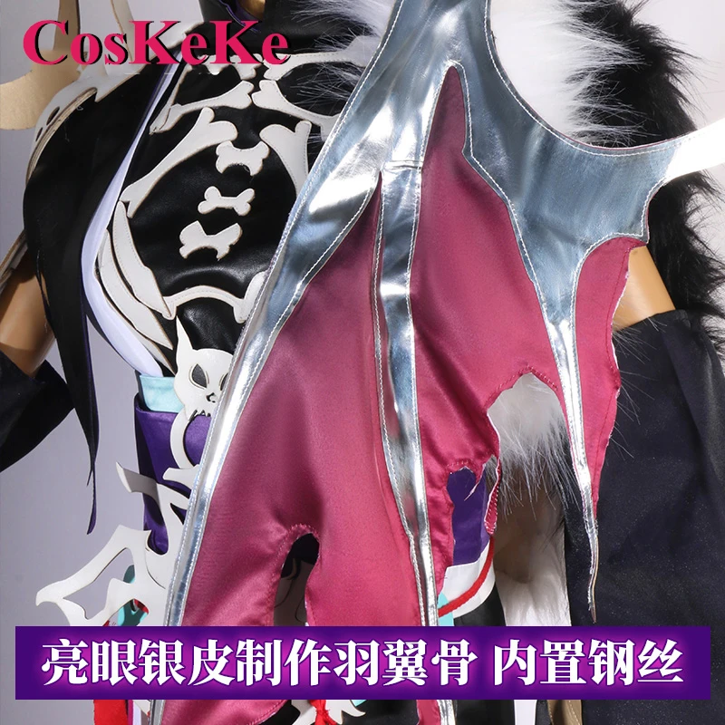 CosKeKe Shu Yamino Cosplay Anime Vtuber Luxiem Costume Fashion New Uniform Full Set Unisex Halloween Party Role Play Clothing