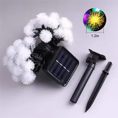 Solar Licht Garten LED Löwenzahn Lichterkette kleine farbige Lichter Garten Balkon Villa dekorative Outdoor wasserdichte Baum Licht