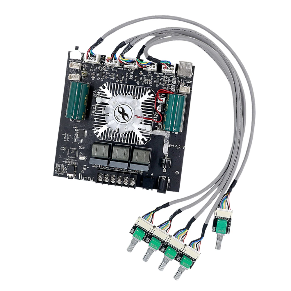 وحدة مكبر كهربائي صغير HiFi رقائق مضخم الصوت مجلس تيار مستمر 15-36 فولت 160 واط X 2 + 220 واط مضخم صوت ستيريو لمكبرات الصوت المنزلية ذاتية الصنع