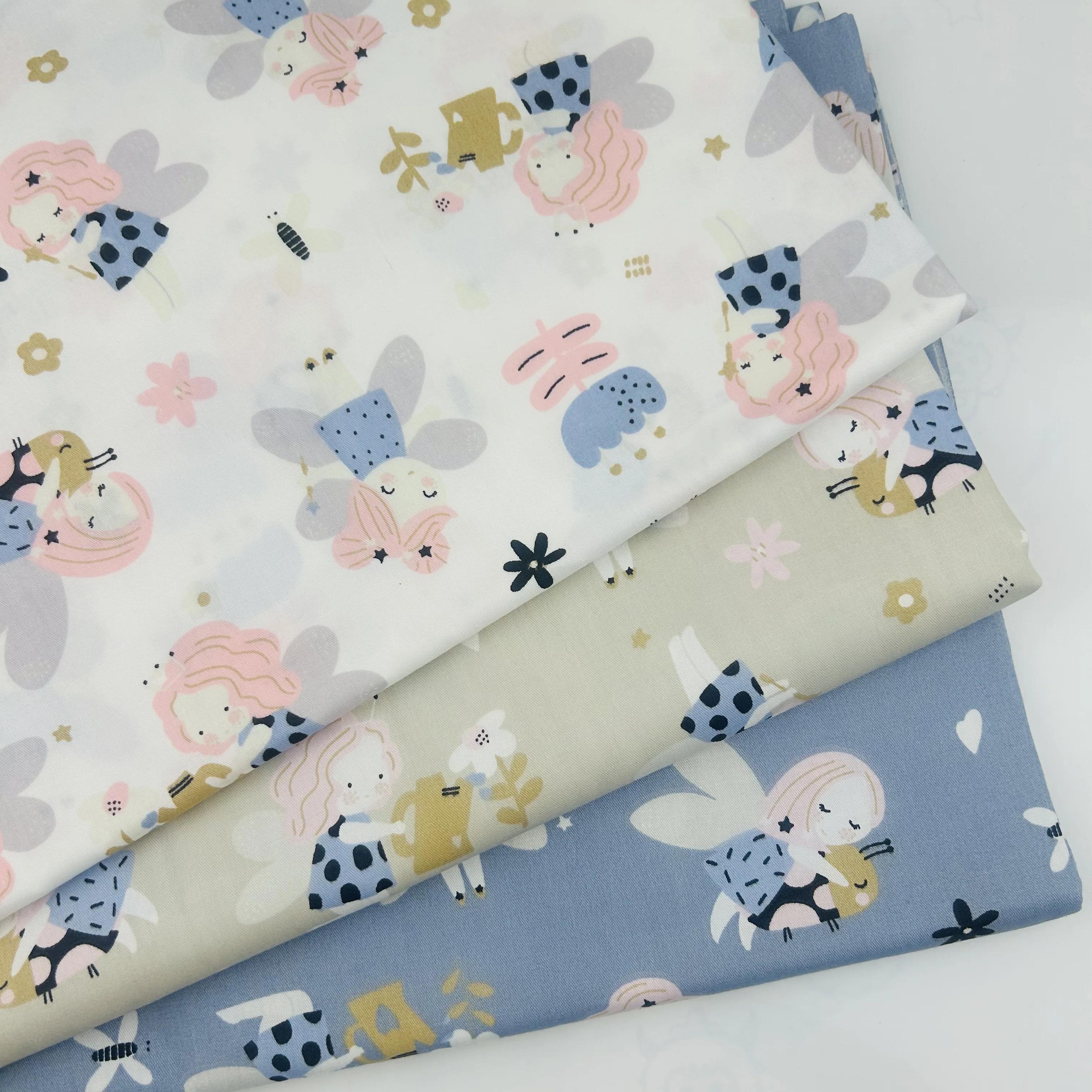 160*50cm Cartoon Animal tessuto di cotone stampato floreale per cucire panno artigianale Quilting Baby Dress Patchwork fai da te fatto a mano Tecido