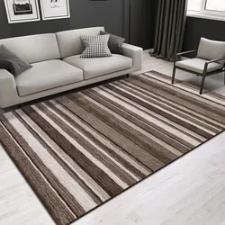 Modern Retro Brown Carpet Living Room Home Decoration Bedroom Carpets Non-slip Coffee Tables Mat Customizable Large Size Rugs