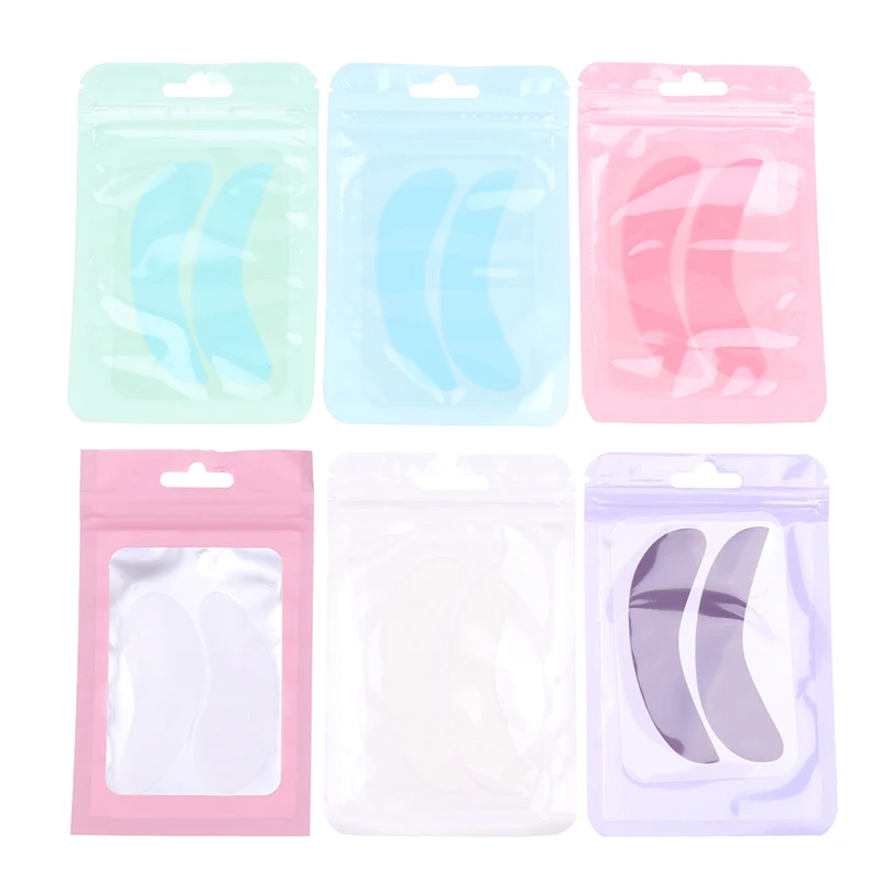 1Pair Eyelash Perm Silicone Eye Pads Eyelash Lash Lifting Curler Patch Tools Under Eye Patches Silicone Reusable Eye Pad