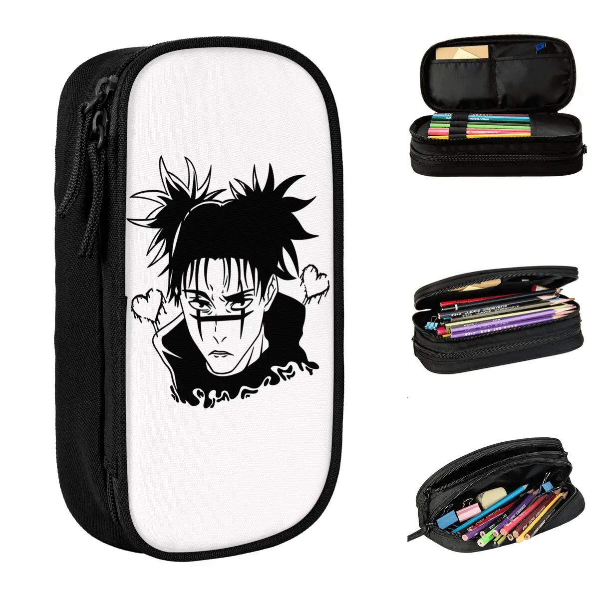 

Choso Pencil Case Lovely JJK Kaisens Anime Pen Bags Girls Boys Big Capacity Students School Gift Pencil Pouch