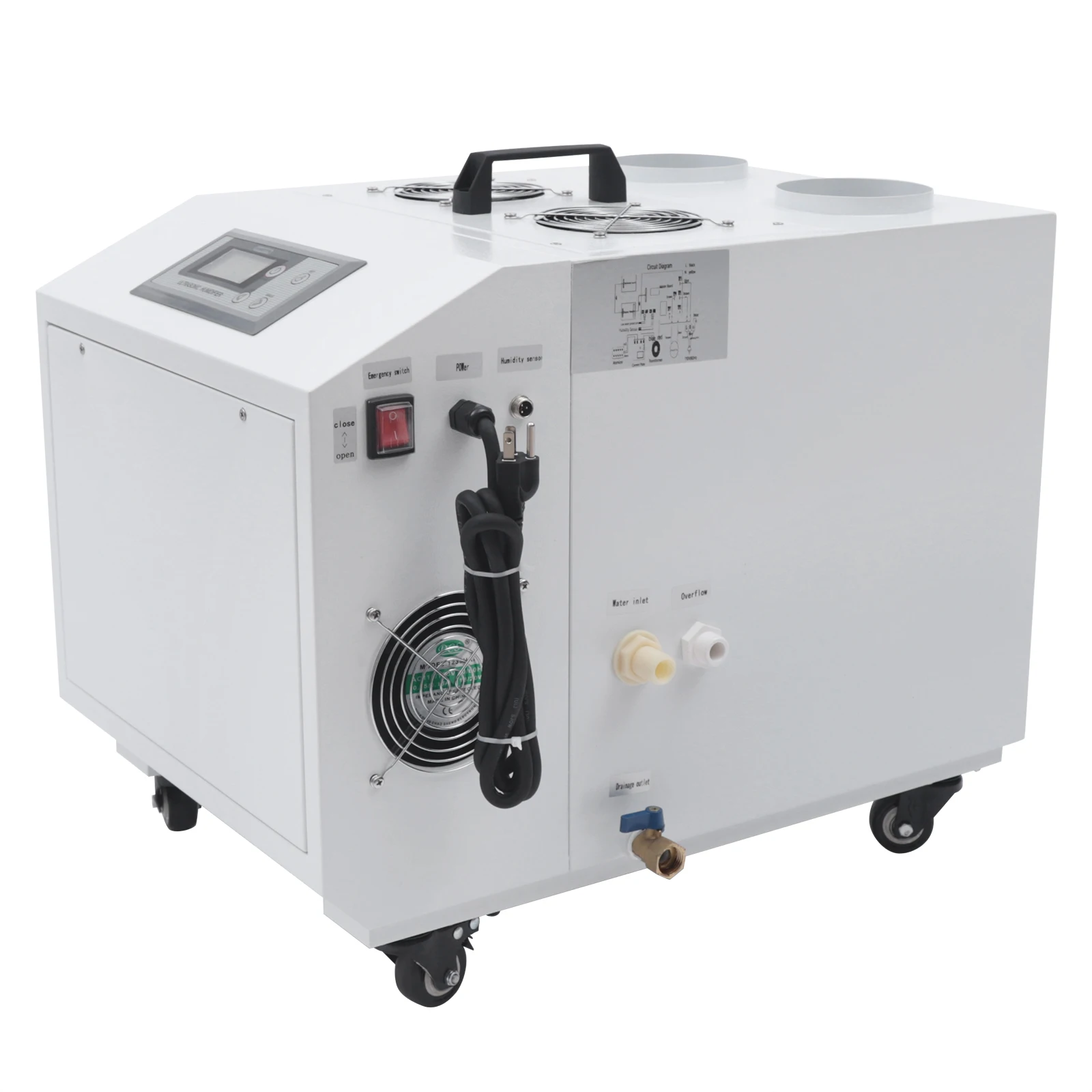 1200W Large Room Atomization Ultrasonic Industrial Humidifier Cooler Sprayer 15KG/H