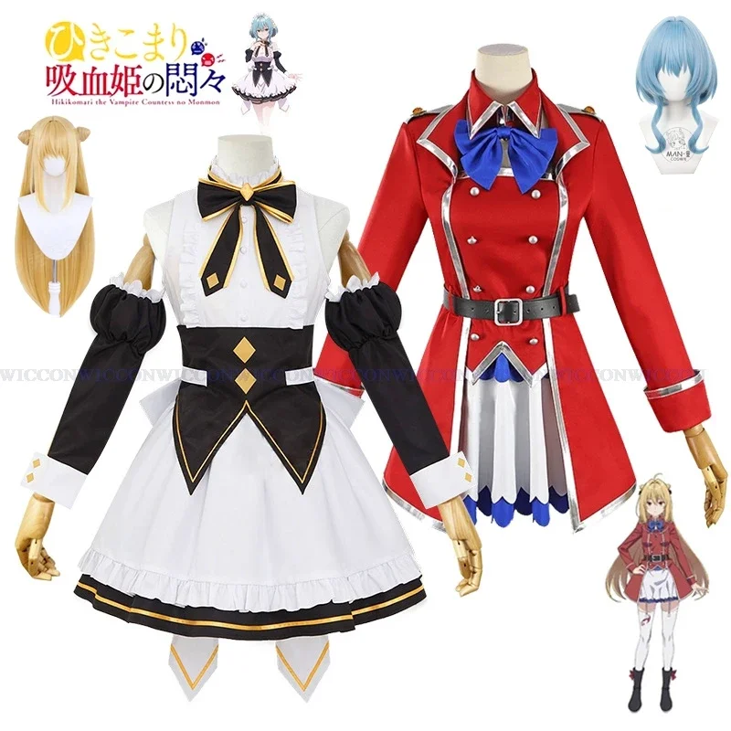 Anime The Vexations of a Shut-In Vampire Princess Cosplay Costume Lovely Girl Terakmari Gandesblood Villhaze Dress Party Uniform