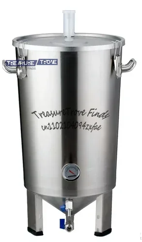 

Stainless steel 30L conical bottom fermentation barrel with temperature control