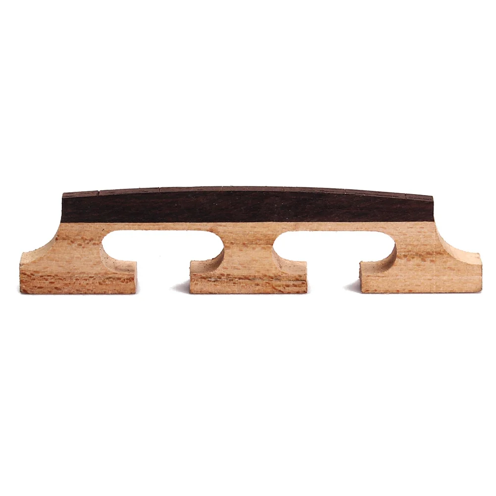 2 قطعة خشب الورد 6 سلاسل جسر البانجو مستقرة الصلب روك القيقب قاعدة قبل قطع الشقوق لأجزاء الغيتار القيثارة جسر البانجو