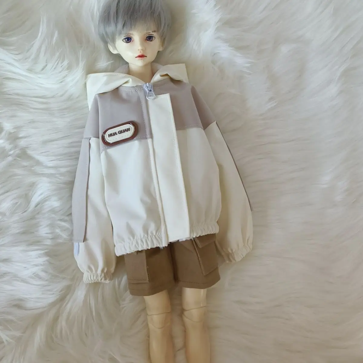 BJD doll clothes for 1/4 size cute doll clothes hooded jacket windbreaker coat BJD doll clothes 1/4 doll accessories
