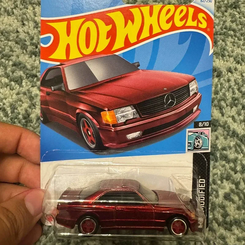 2024D Hot Wheels STH Diecast Car Model 560 SEC AMG Super Treasure Hunt Collectible Model Ornament Boy Toy Gifts for Car Lovers