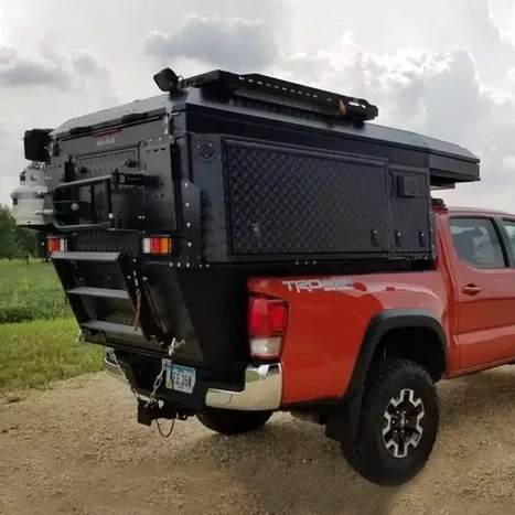 4x4 Aluminum Camping Canopy Ute Back Canopy With Roof Top Tent custom