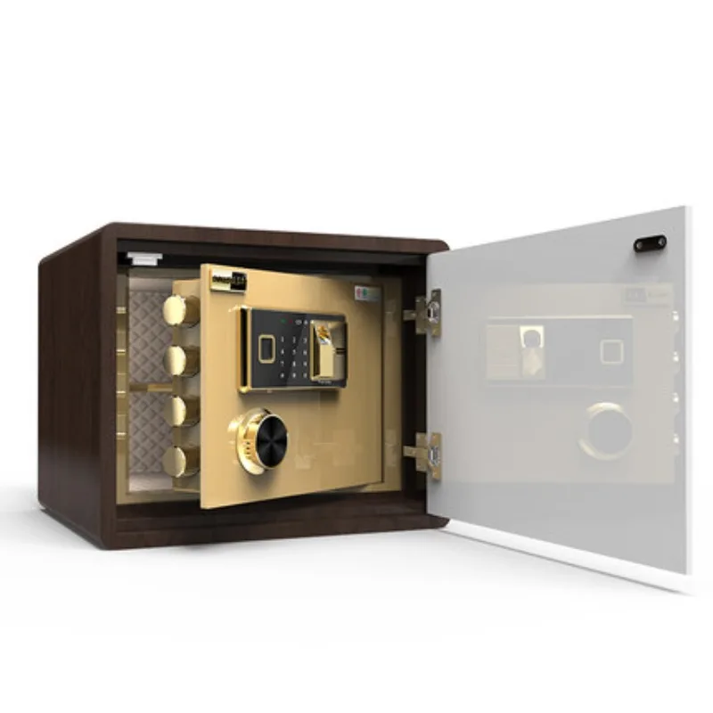 Safe bedside table invisible fingerprint password safe anti-theft all-steel WIFI wall office