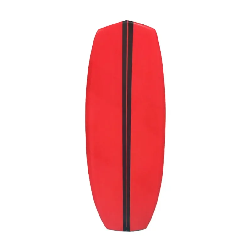 Best Seller 4'5 Size  Bright Red Wakeboard Carbon Fiber Surfboard Wake Surfboard with Fins