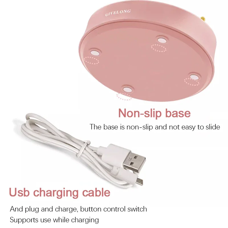 الجدة قابلة للشحن LED الجدول مصباح USB اللمس 3-سرعة يعتم الاطفال القراءة العناية بالعين داخلي للمنزل مكتب ديكور ليلة مصباح الهدايا