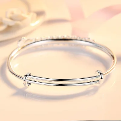 Heiße neue 925 Sterling Silber Edle Phoenix Armreifen Für Frauen Charme Armbänder Einstellbare Schmuck Mode Party Urlaub Geschenke