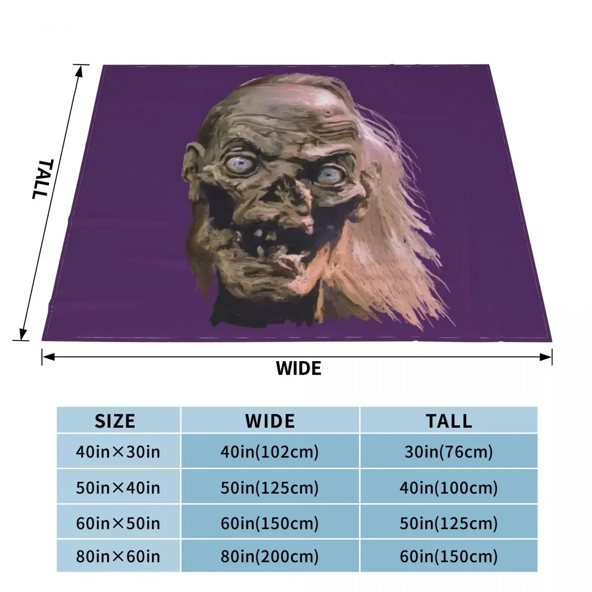 Wake up, Crypt Keeper! Throw Blanket Winter beds Thin sofa bed Blankets