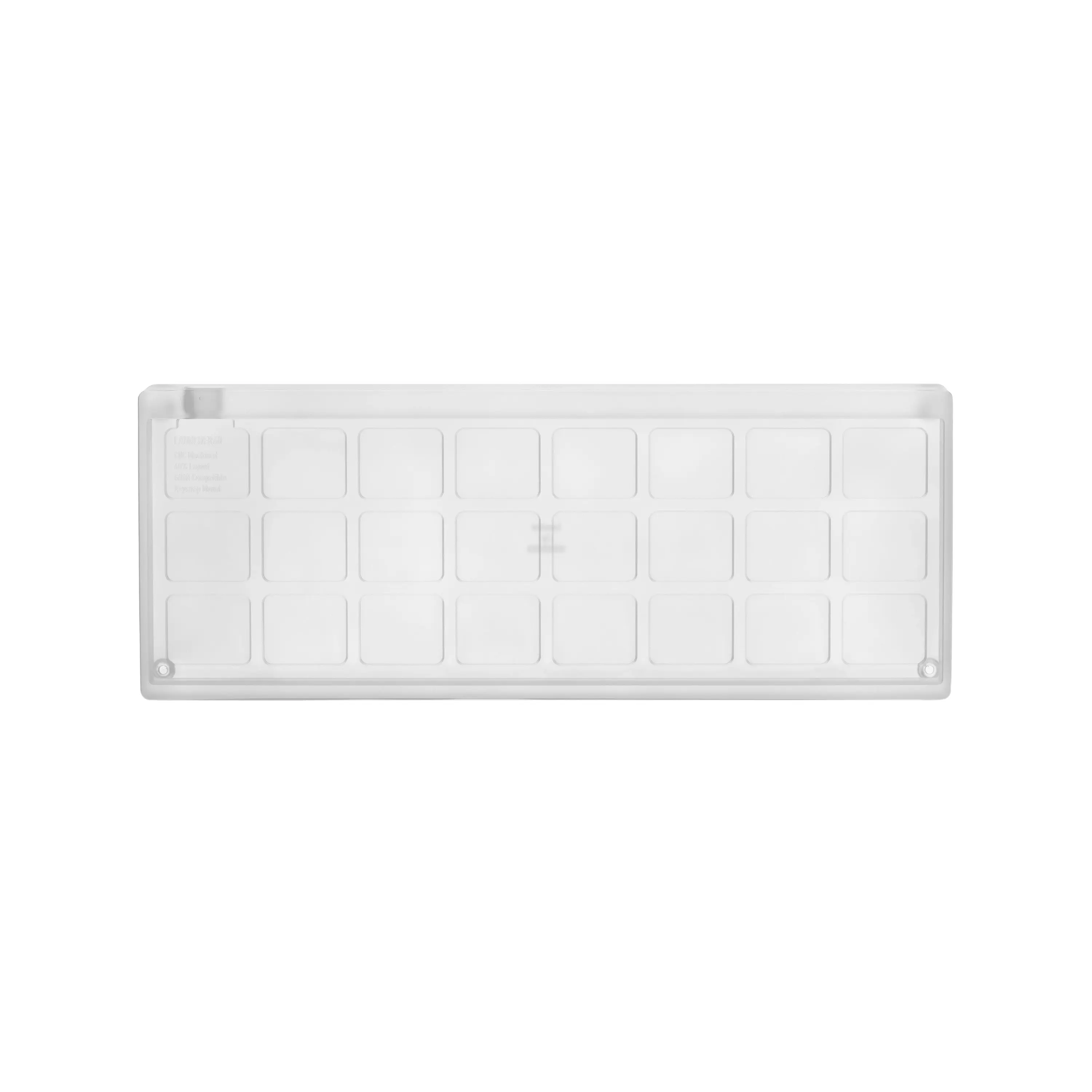 Geonworks Launcher60 CNC Acrylic Keyboard Case Compatible with GH60 H60 Wooting60HE Venom60