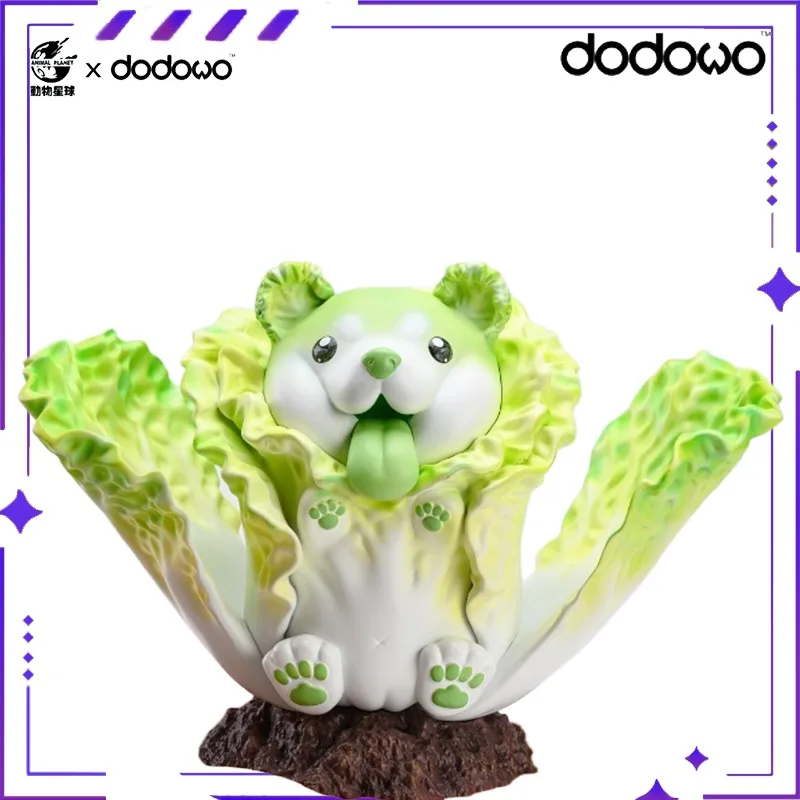New DODOWO Original Animal Planet Fruit Elf Flowering Vegetable Dog Model Handmade Statue Ornament Toy Gift Spot