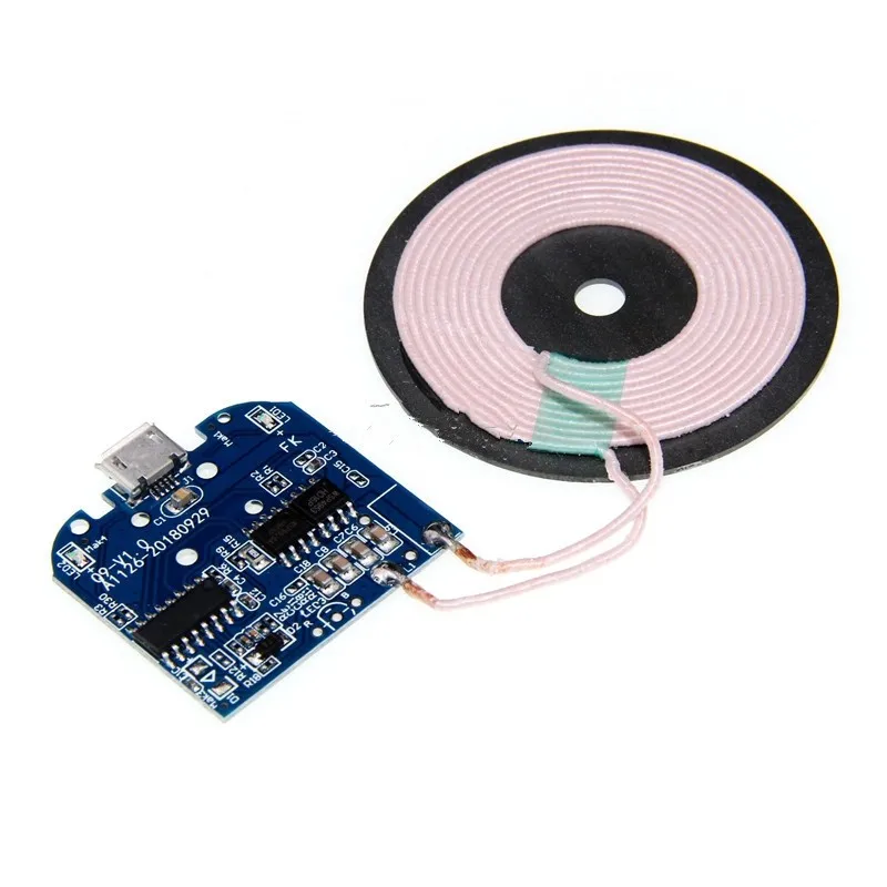 Wireless Charger Module Transmitter PCBA Circuit Board Coil Qi Standard Universal Android Solution Modification