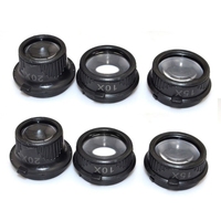 10X 15X 20X 25X LED Double Eye Jeweler Repair Watch Magnifier Loupe Glasses Lens