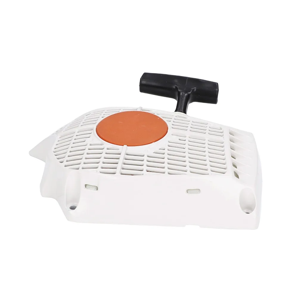 Plastic Recoil Starter Assembly Compact White Pull Starter Replacement Easy to Install for STIHL MS661 MS661C
