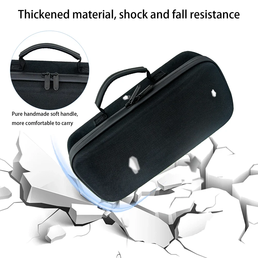 

EVA Game Console Storage Bag Waterproof Protective Storage Pockets Anti-Drop Replacement with Inner Partition for ASUS Rog Ally