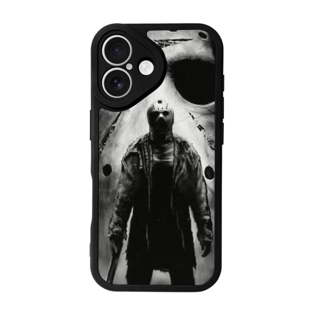 

Phone Case For iPhone 16 Pro Max Plus Silicone Skin Case Jason Voorhees Friday the 13th horror