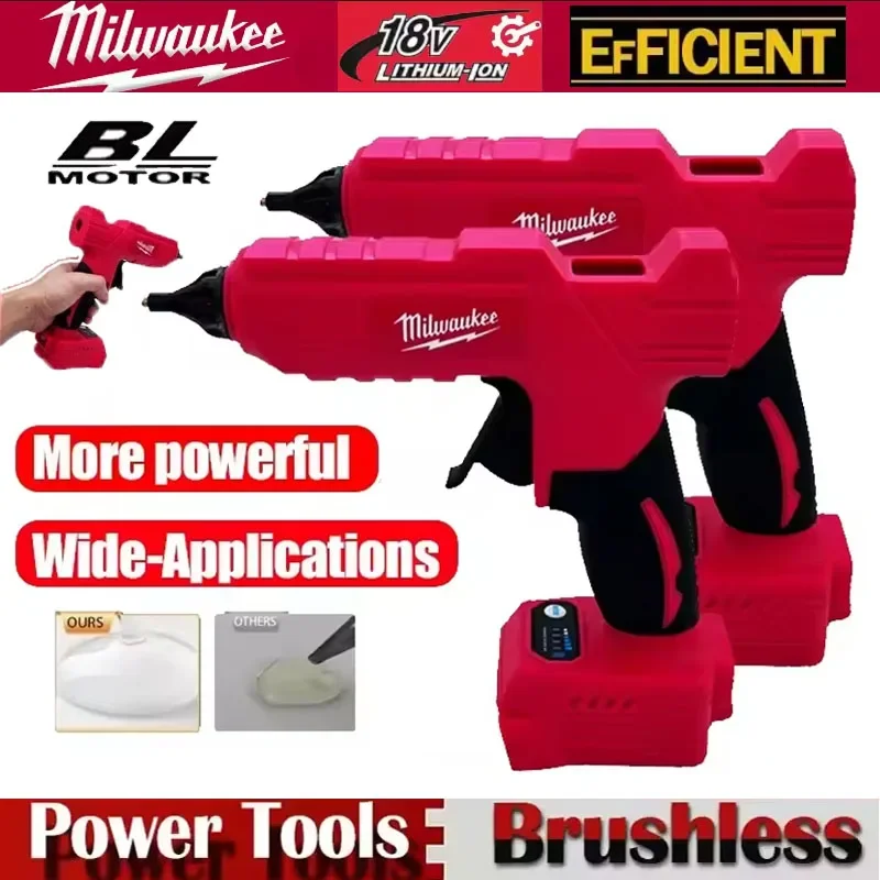 

Электрический термоклеевой пистолет Milwaukee с литий-ионной батареей 18 В, клеевой пистолет «сделай сам», для упаковки и украшения