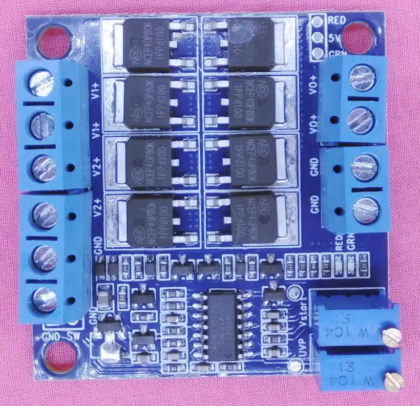 Dual DC power switching module Ideal diode DC 6-36V input 40A multi power redundant power supply UPS High current 40A