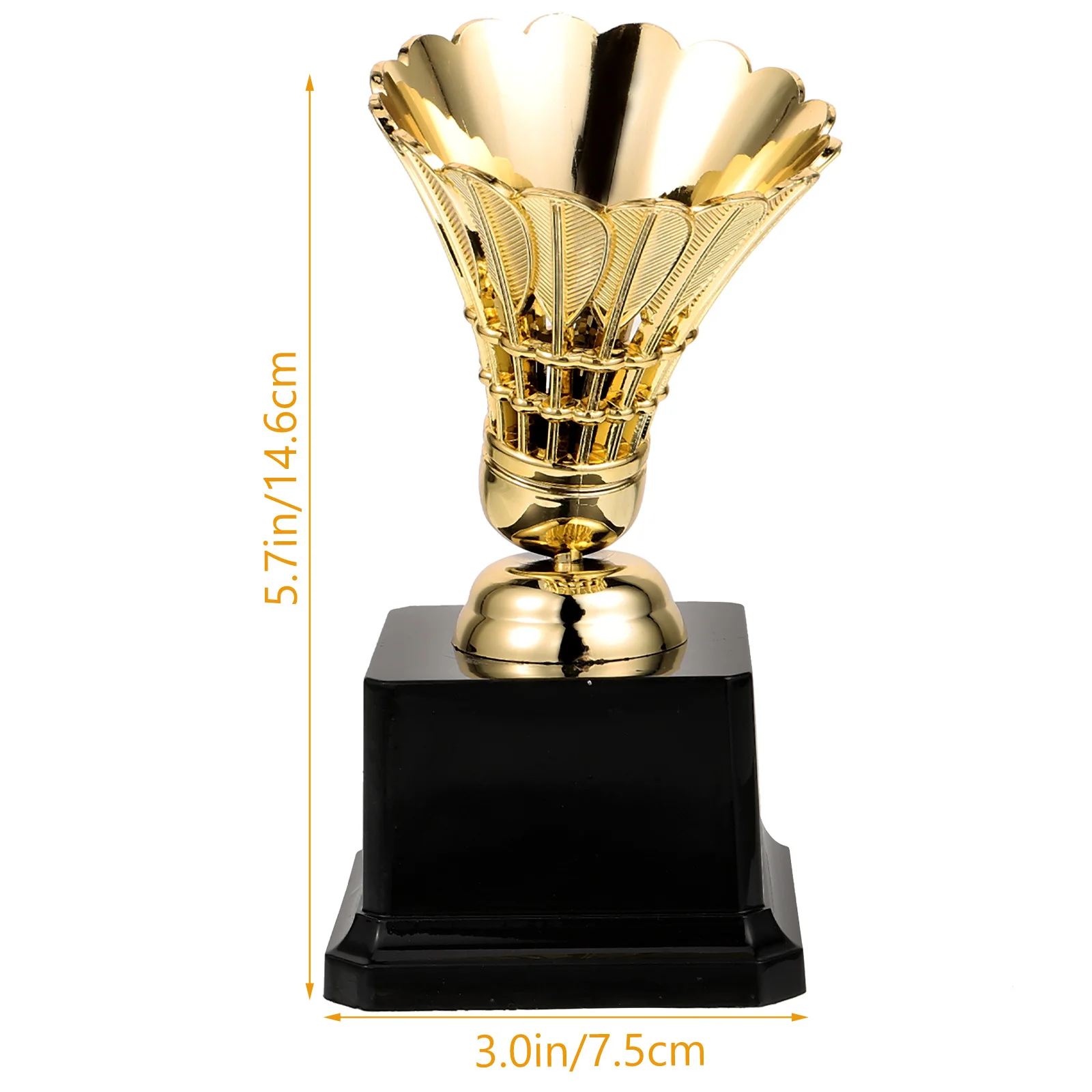 Troféu de badminton requintado crianças competição prêmio decoração criativa esportes festa favor crianças prêmio medalha campeão presente para
