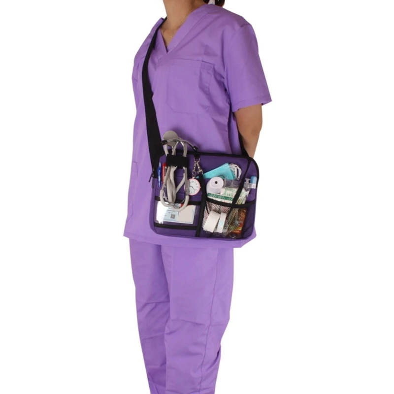 Nurse Fanny Pack Multifunctional Medical Nurse Practical Waist Bag Multi Compartment Nurse Work Bag