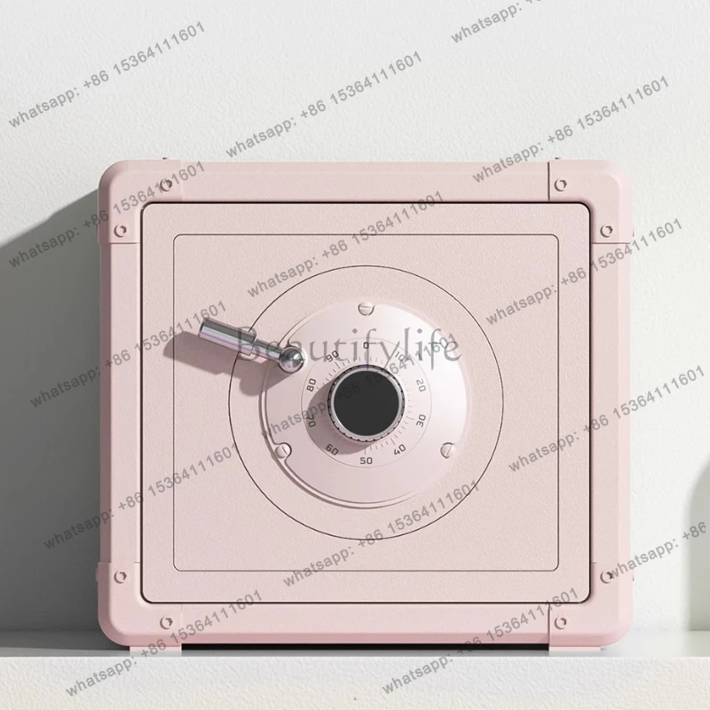 Modern Small Safe Box Security Protection Concealed Safe Bedside Table Bedroom Furniture Nightstands Home Strongbox Nightstand