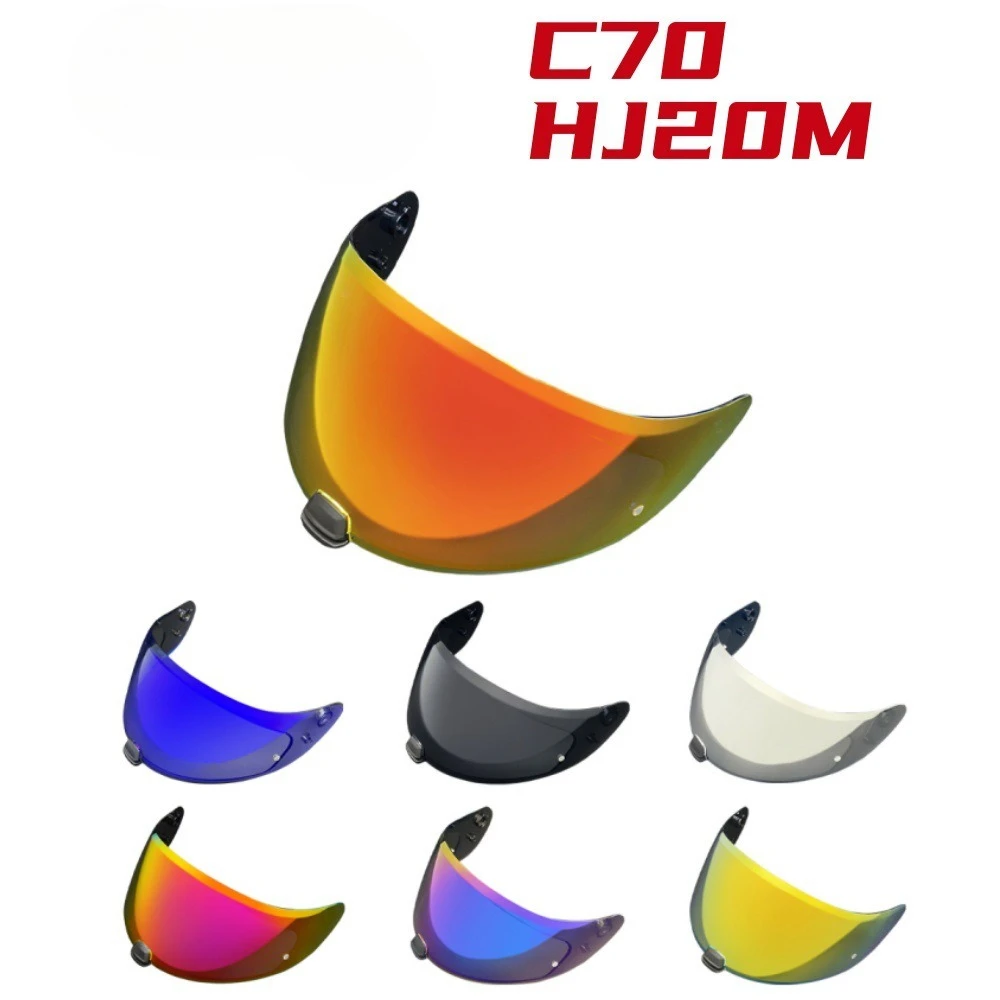 

HJ20M Helmet Lens Adaptation C70 IS17 FG17 FGST Electric Vehicle Helmet Reinforced Lenses Day and Night