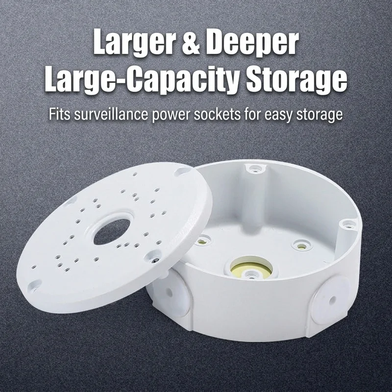Camera Junction Box Cable Deep Base For Dome/IP Camera Waterproof Mount Bracket Plastic Base Surveillance Dome Brackets