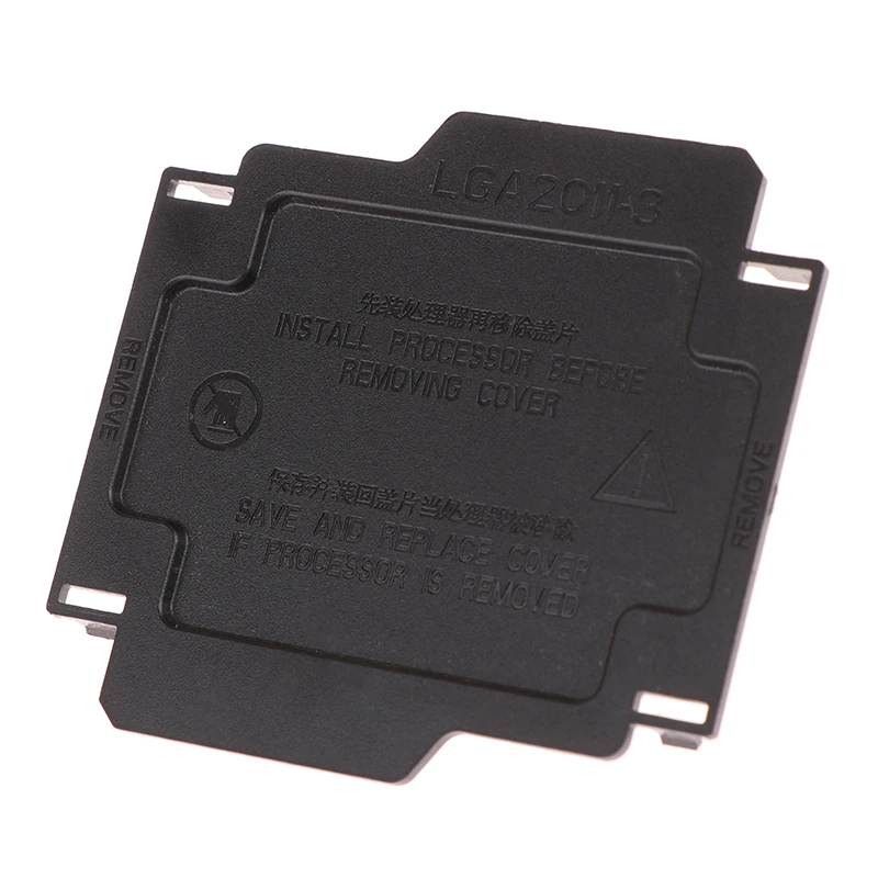 LGA 2011 Motherboard CPU Socket Protection Shell Black Cover Universal CPU Protection Pin Cover For LGA 2011-3 V3 2066 X99 X299.