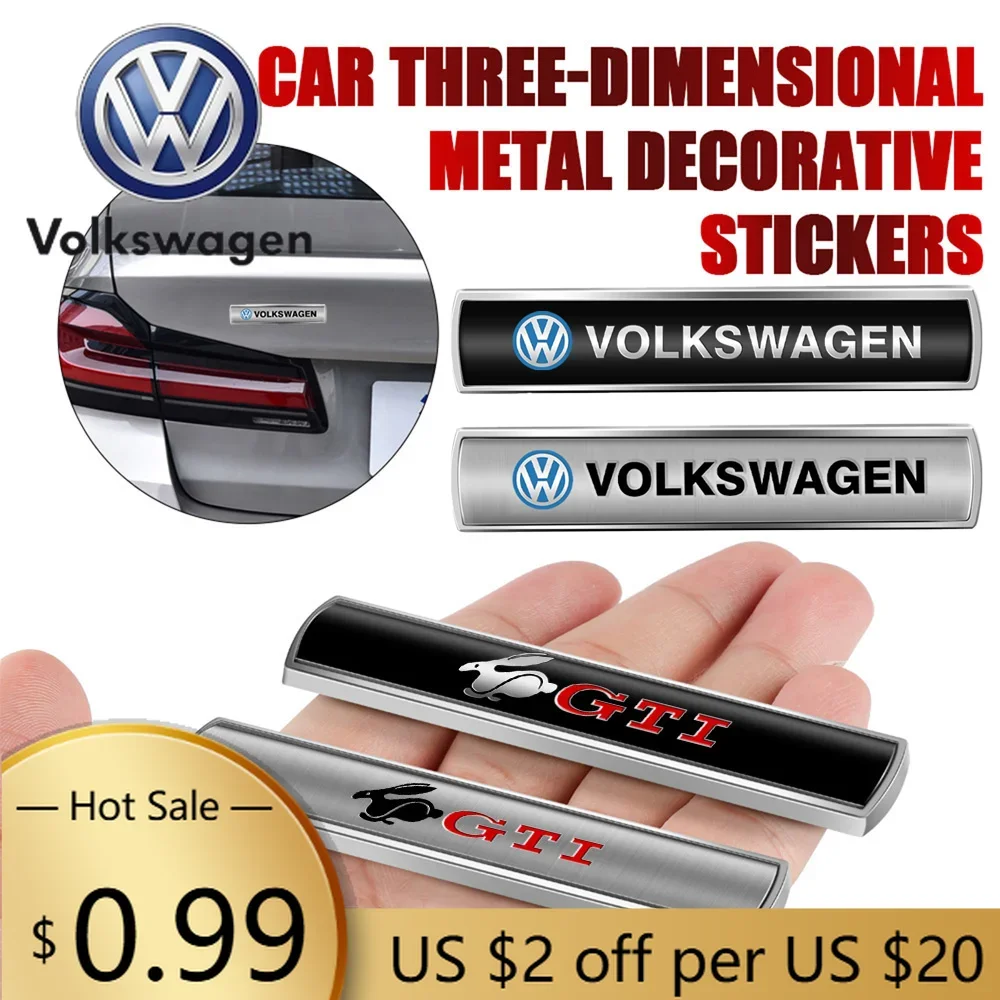 

Металлическая 3D-наклейка на кузов автомобиля для VOLKSWAGEN VW, эмблема, внешние декоративные наклейки, аксессуары для Volkswagen VW Polo Touran Golf Jetta