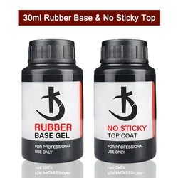 KODI JYJ Nail Base Coat Gel Polish 30ml Rubber Base Gel Semi-permanent No Wipe Top Gellac Thick Base and Brighter Top uv Varnish