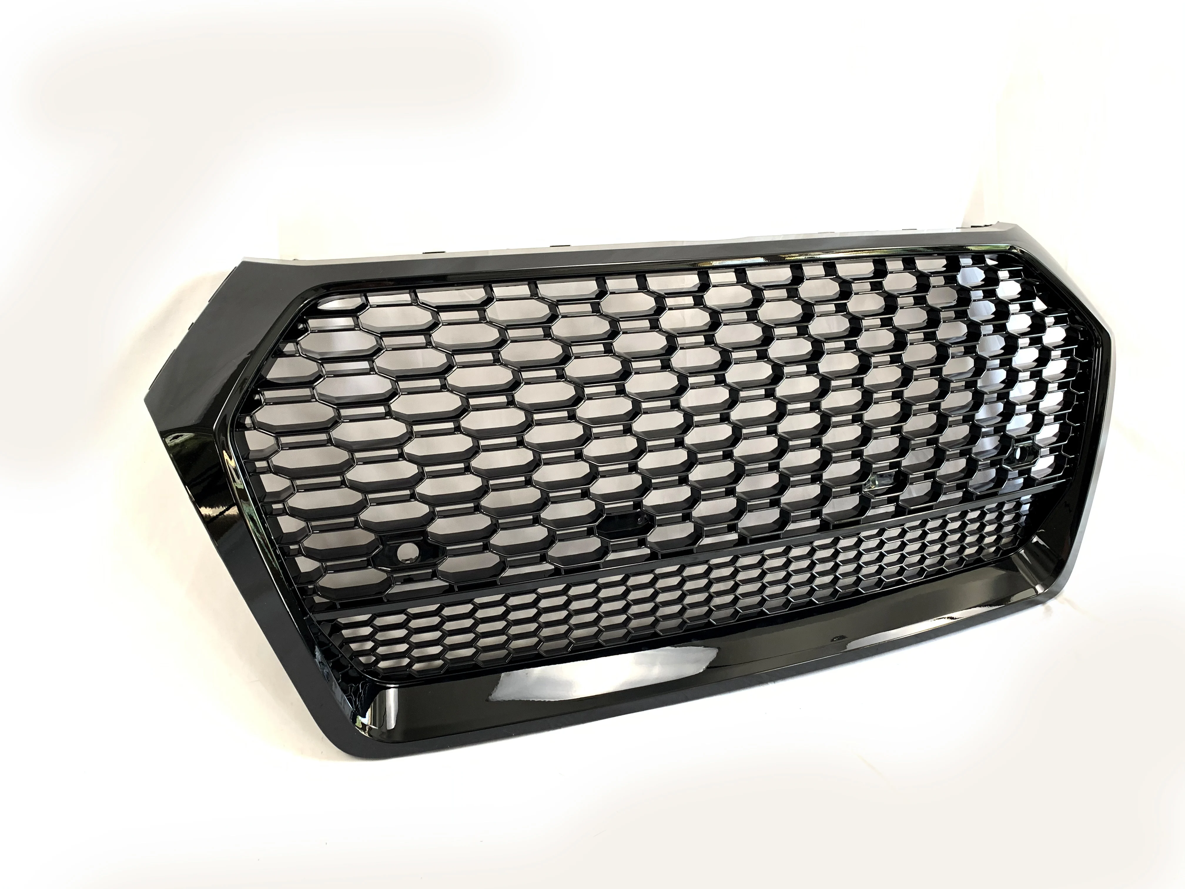 2018-2020 Black Border Honeycomb Grille for Q5 RSQ5 Front Bumper Modified