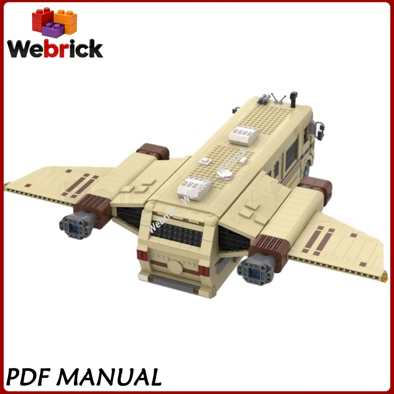 Deep Space Adventure Diorama MOC Building Blocks, Legendary Ship Modular Model, Decorative Collectible Sci‑Fi Ship Toy