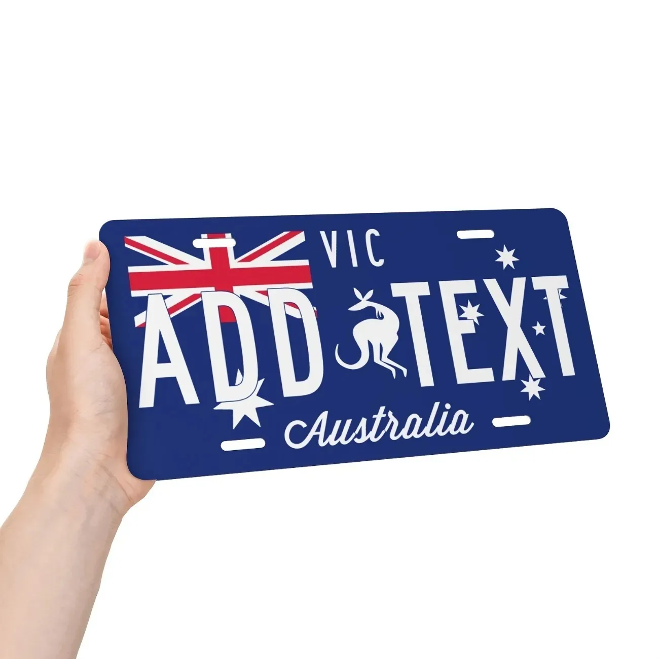 Customizable Australian WA License Plate - Personalized Text Aluminum Sign, Home & Garage Decor (Decorative Only)