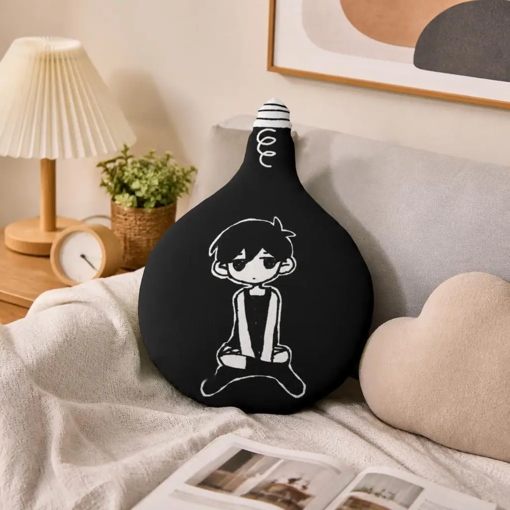 OMORI Sunny Plush Pillow Cushion Irregular Stuffed Throw Pillow Home Decor Gift Sofa Bed Couch