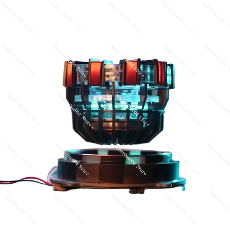 Magnetic Levitation Reactor Creative Ornaments Assembled Model Figures Newly Upgraded Creative Gift Desktop Ornaments