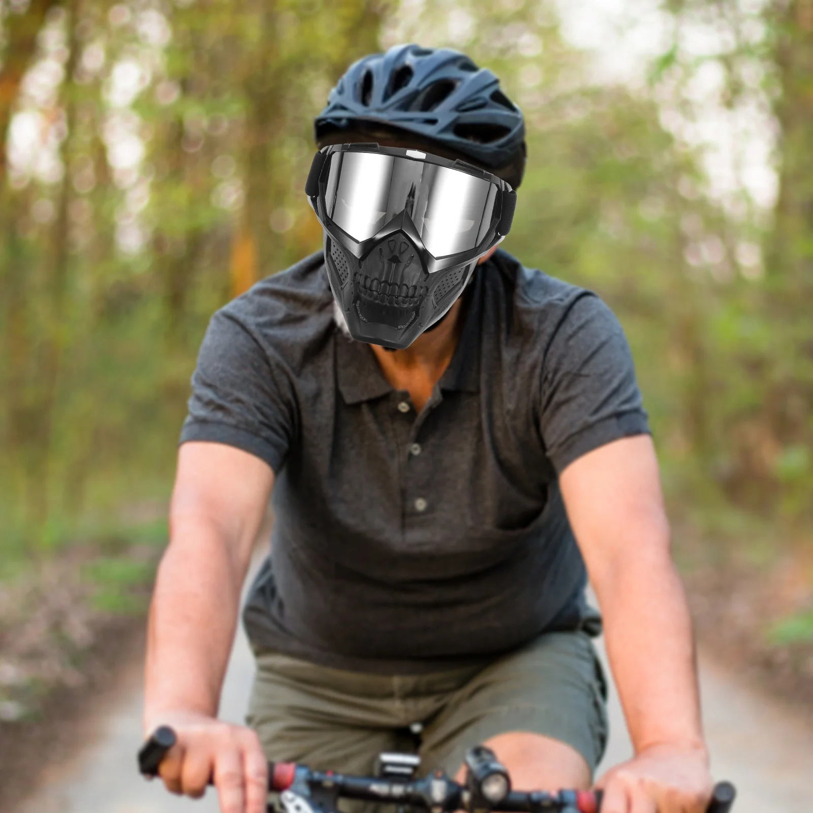 

Windproof Motorcycle Goggles Face Hood Riding Sunglasses Anti Scratch Sand Prevention Outdoor Cycling Sun Goggles Men