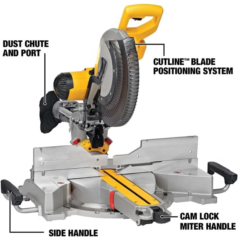 Double Bevel Sliding Miter Saw, 12-inch, Compound