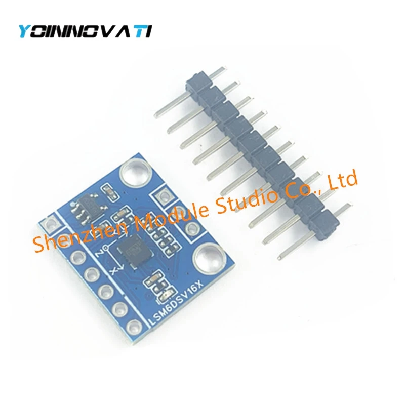1pcs LSM6DSV16XTR module six axis sensor, built-in algorithm fusion with AI application