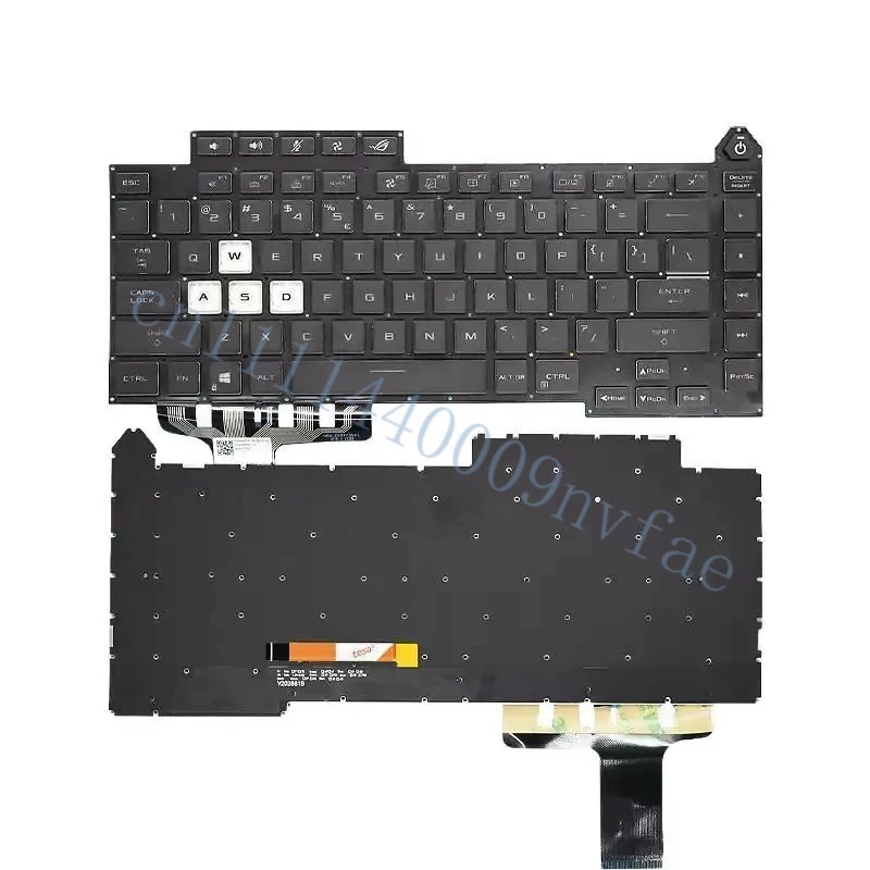 New For Asus ROG Strix G15 G513 G513IC G513IE G513IE-PH74 G513IM G513Q G513QM G513QY G533 Keyboard US Backlit 2021 Model  0.3