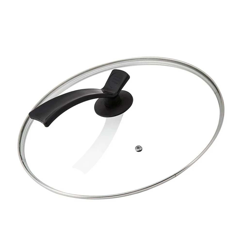 

Wok Glass Lid Pot Lids for Pots and Pans Cookware Covers Universal Replacement Cooking