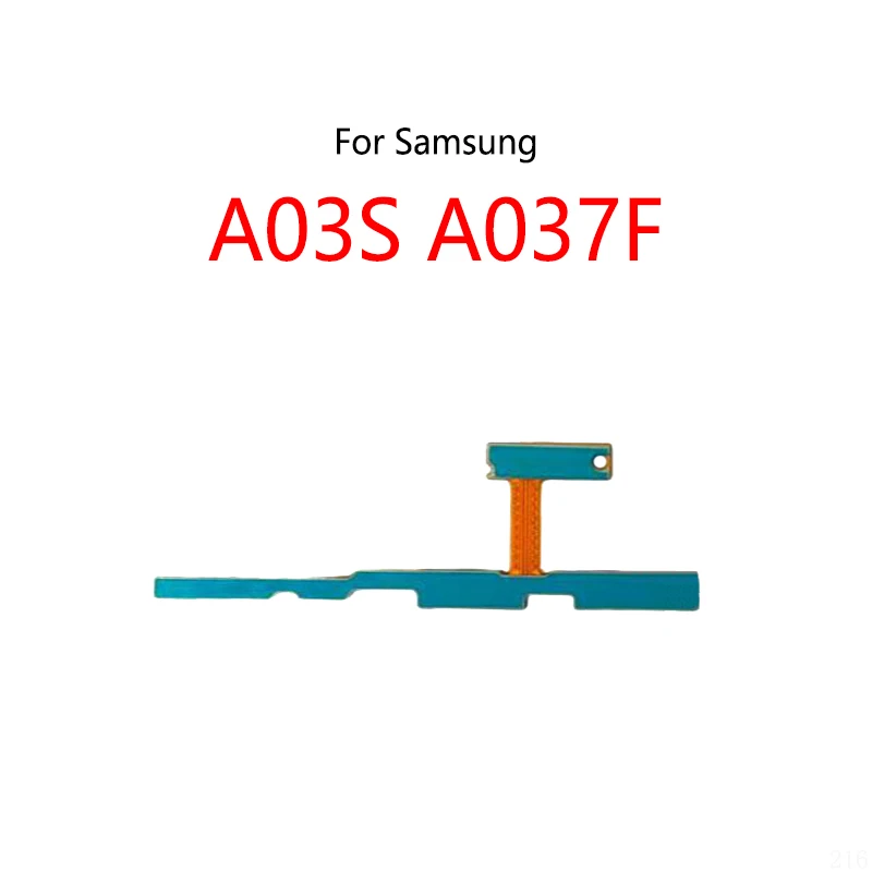 Power Button Switch Volume Mute Button On / Off Flex Cable For Samsung Galaxy A03S A037 A037F