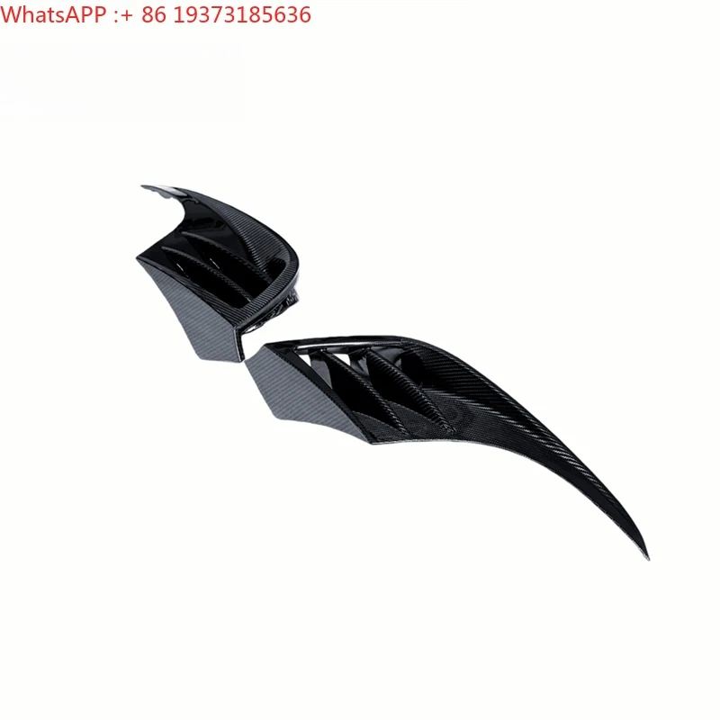 For PK Style Dry Carbon Fiber Rear Vent Trims Rear Bumper air Intake Suitable for Lotus Eletre Modification